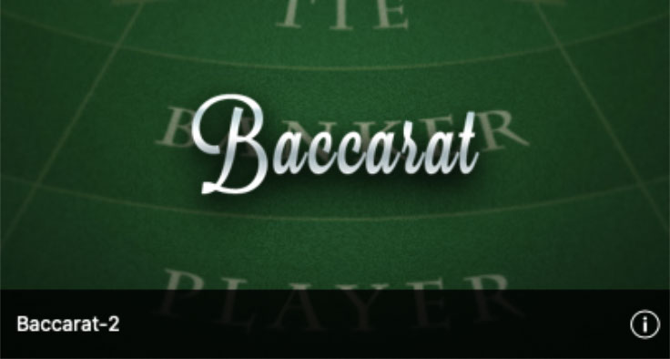 Baccarat - Gringo's Gaming