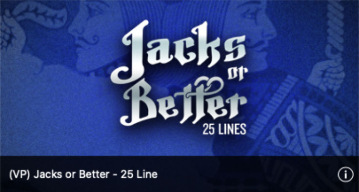 (VP) Jacks or Better 25 Line - Gringo's Gaming